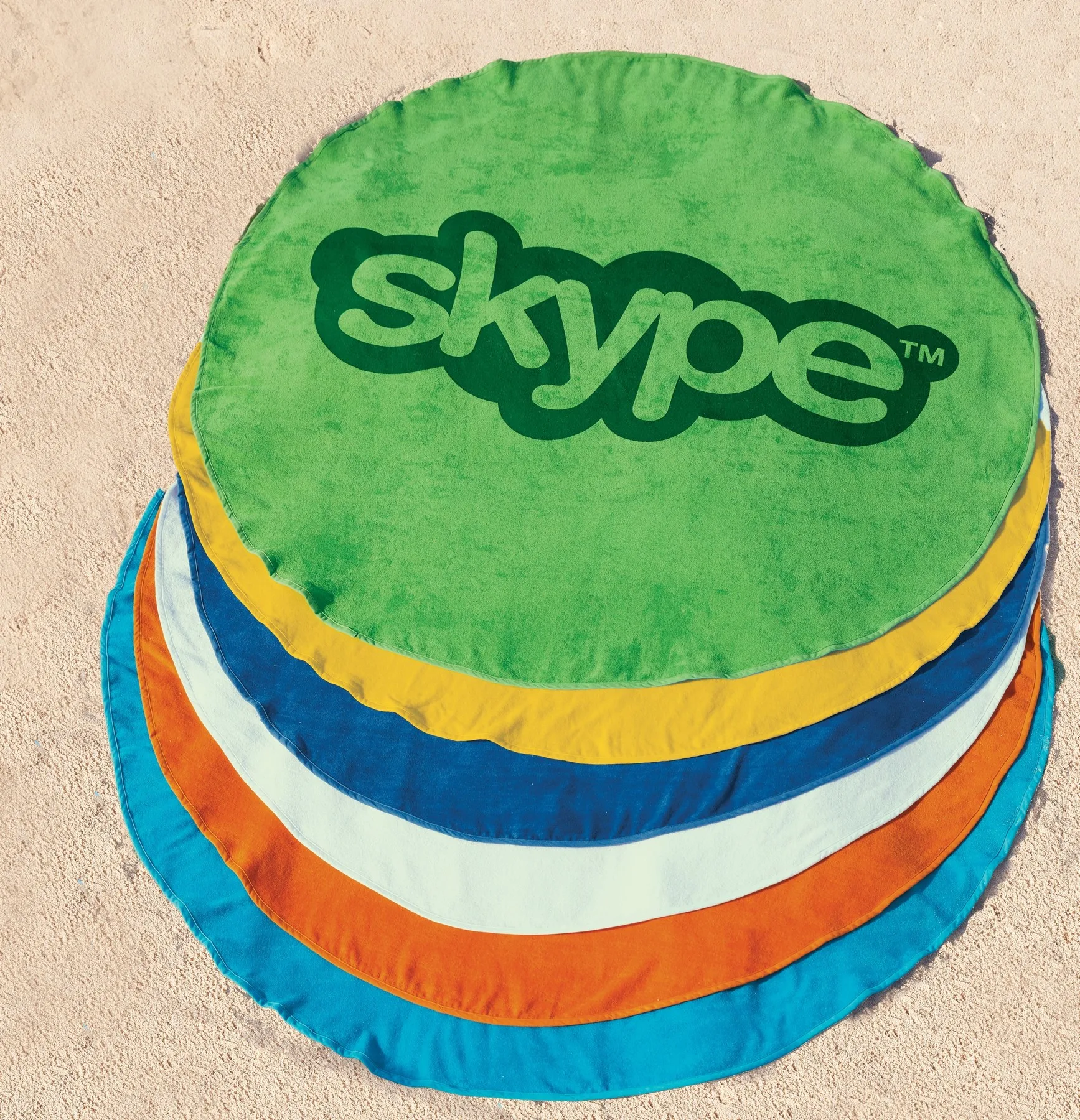 Surfside 360 Round Beach Towel™ (Colors) view 3
