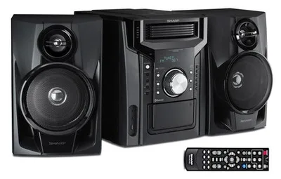 Sharp® 240W 5-Disc Mini Shelf Speaker System
