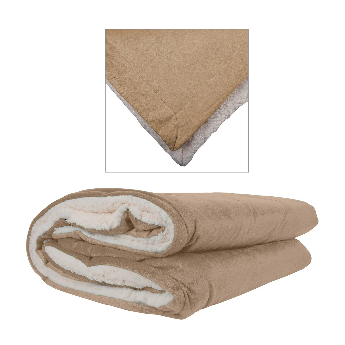 Stonebridge Micro Mink Sherpa Blanket view 2