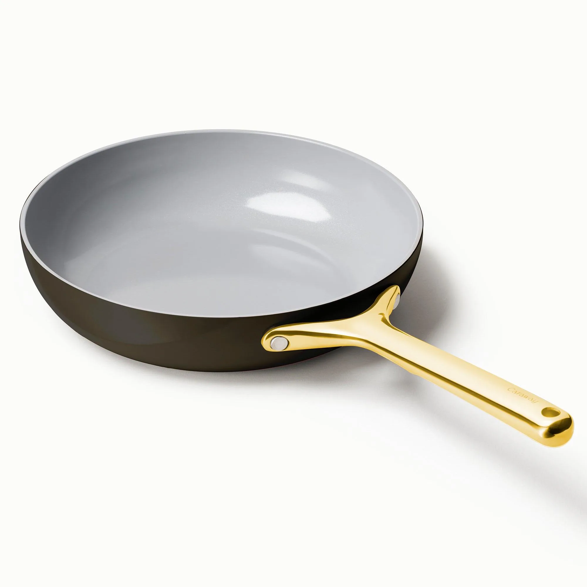 Caraway 10.5" Iconics Nonstick Ceramic Fry Pan Black/Gold
