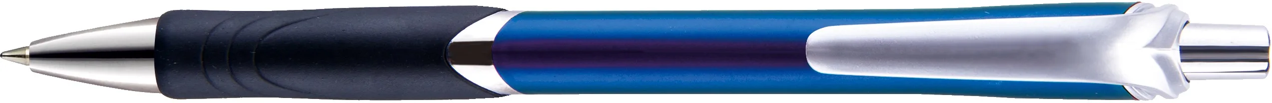 Blue/Black/Silver Chrome Blank Clip View