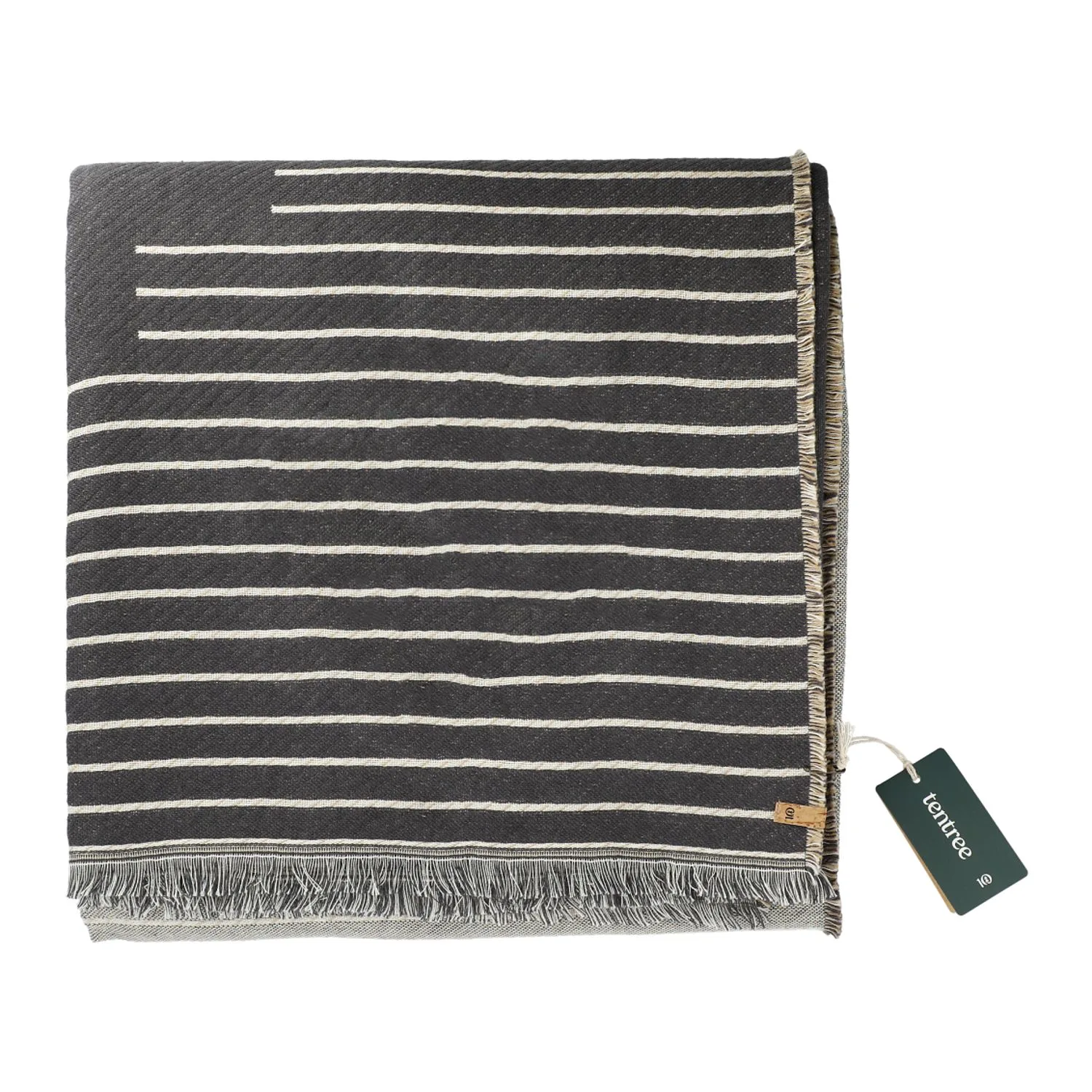 tentree Organic Cotton Peaks Woven Blanket view 2