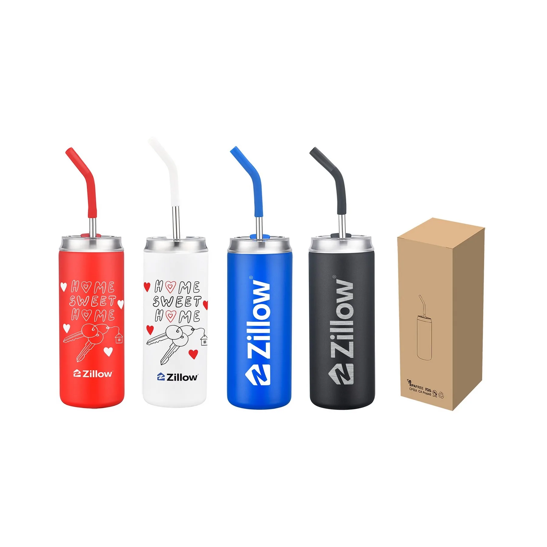 20 oz. Vacuum Tumbler with Straw view 2