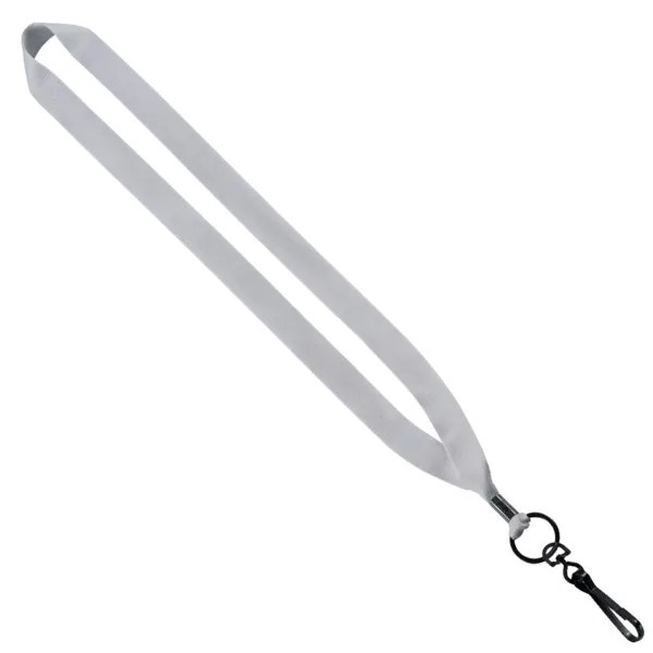 3/4" Polyester Lanyard with Metal Crimp & Swivel Snap Hook view 3