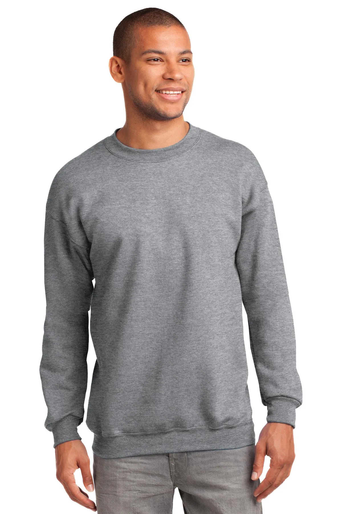 Port & Co™ Tall Essential Fleece Crewneck Sweatshirt.
