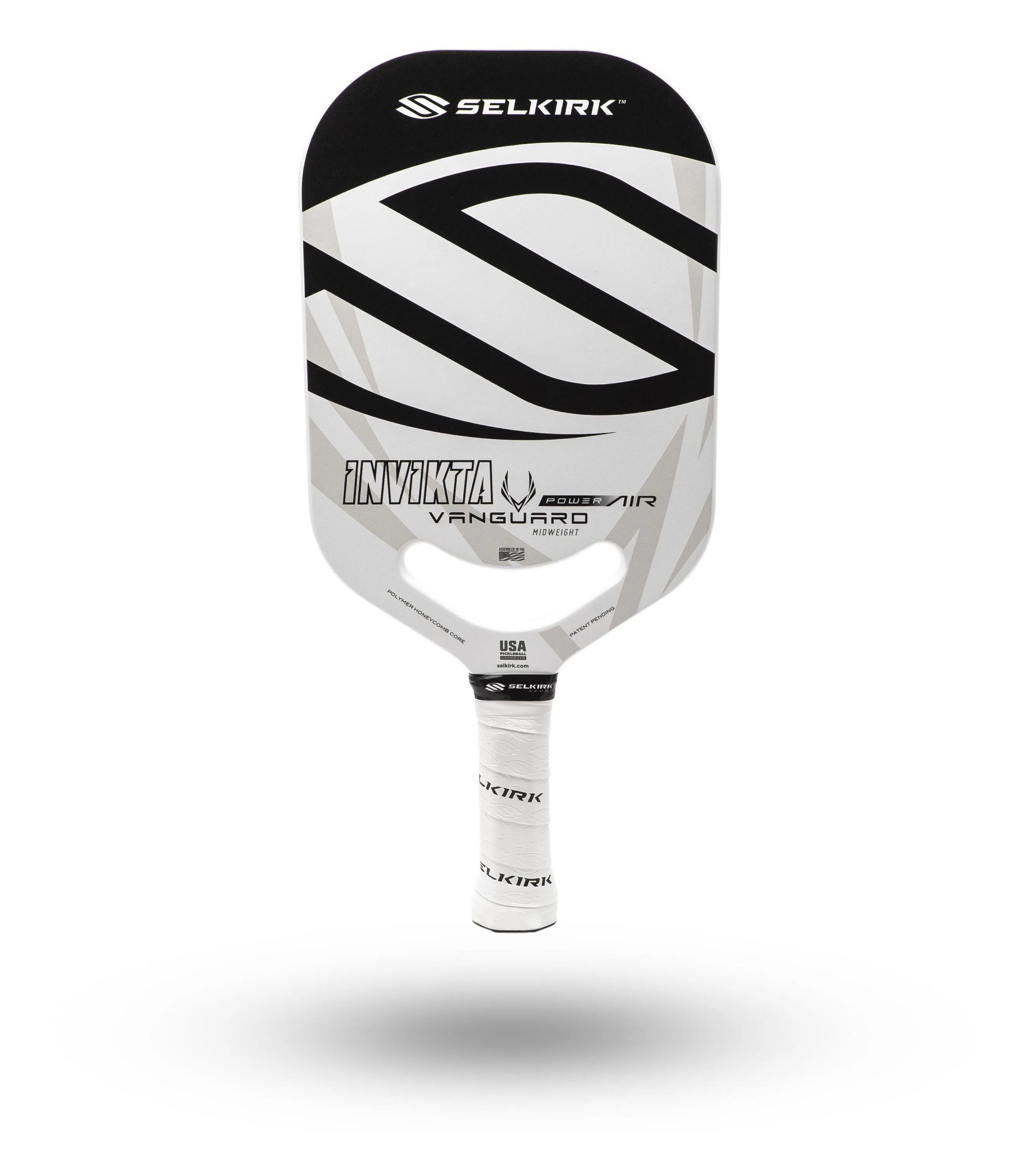 Selkirk Vanguard Power Air Invikta Midweight Black Pickleball Paddle