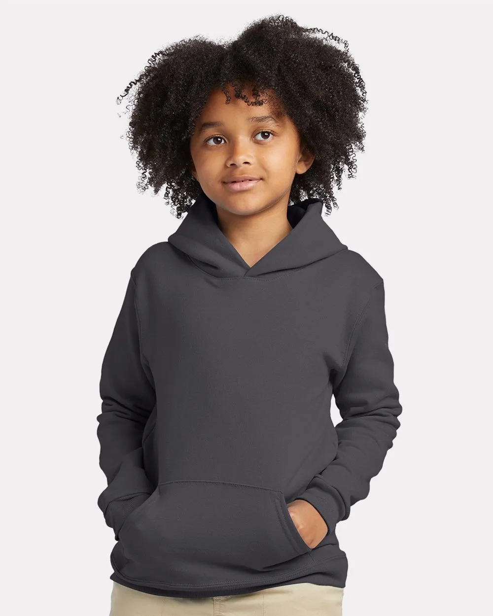 Hanes® Youth EcoSmart® Hooded Sweatshirt