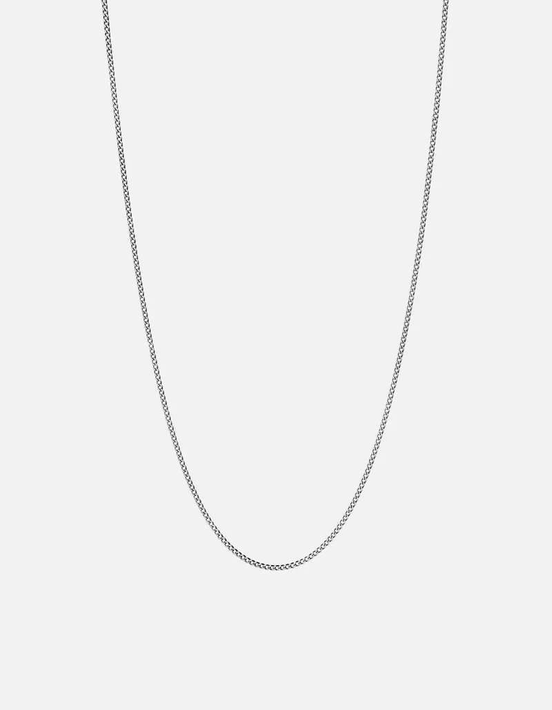Miansai 1.3Mm Silver Chain Necklace Men's