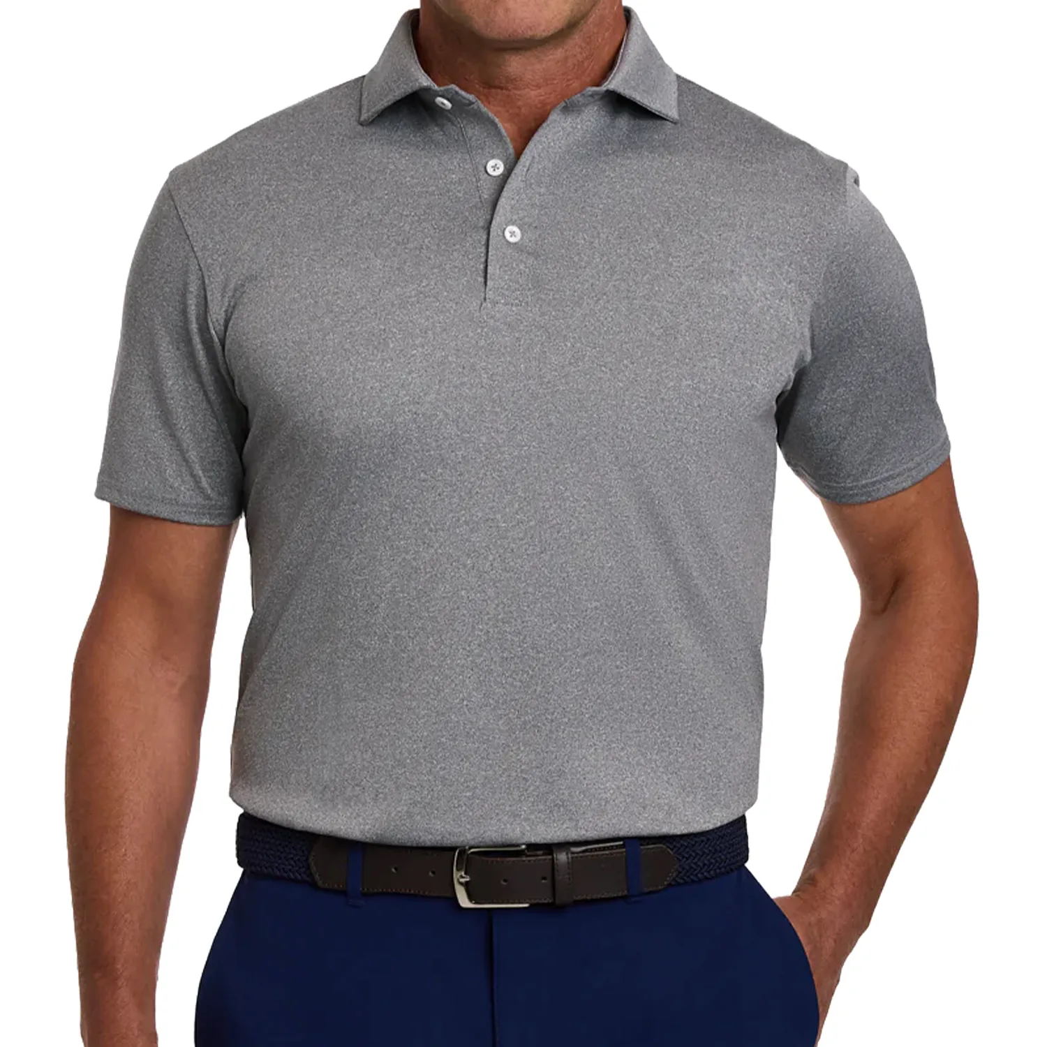 Holderness & Bourne® Anderson Men's Polo UPF 50+ Protection view 2