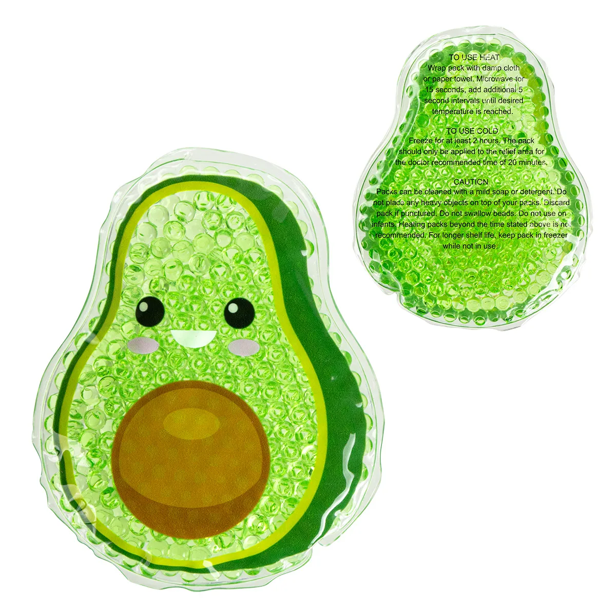 Avocado Aqua Pearls™ Hot/Cold Pack view 2