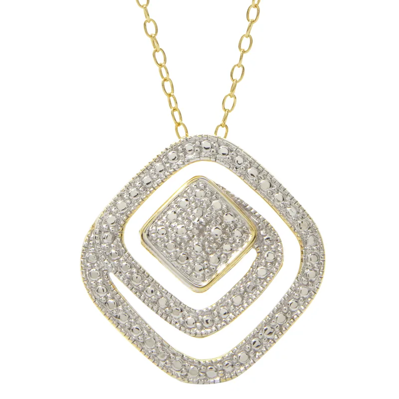 Jilco Inc Yellow Gold Diamond Necklace - 0.02 Twt