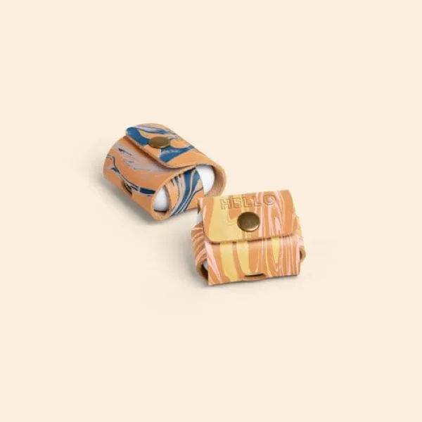 AirPods Cover - Marbled Leather