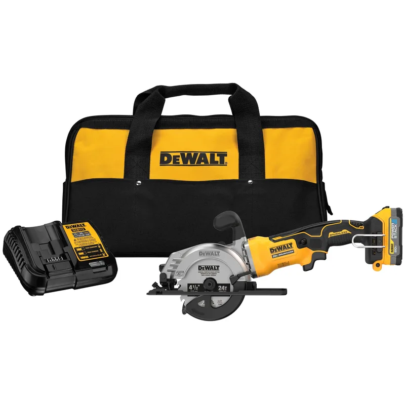 DeWalt Atomic 20V Max Brushless 4-1/2" Circular Saw Kit W/ Powerstack Battery