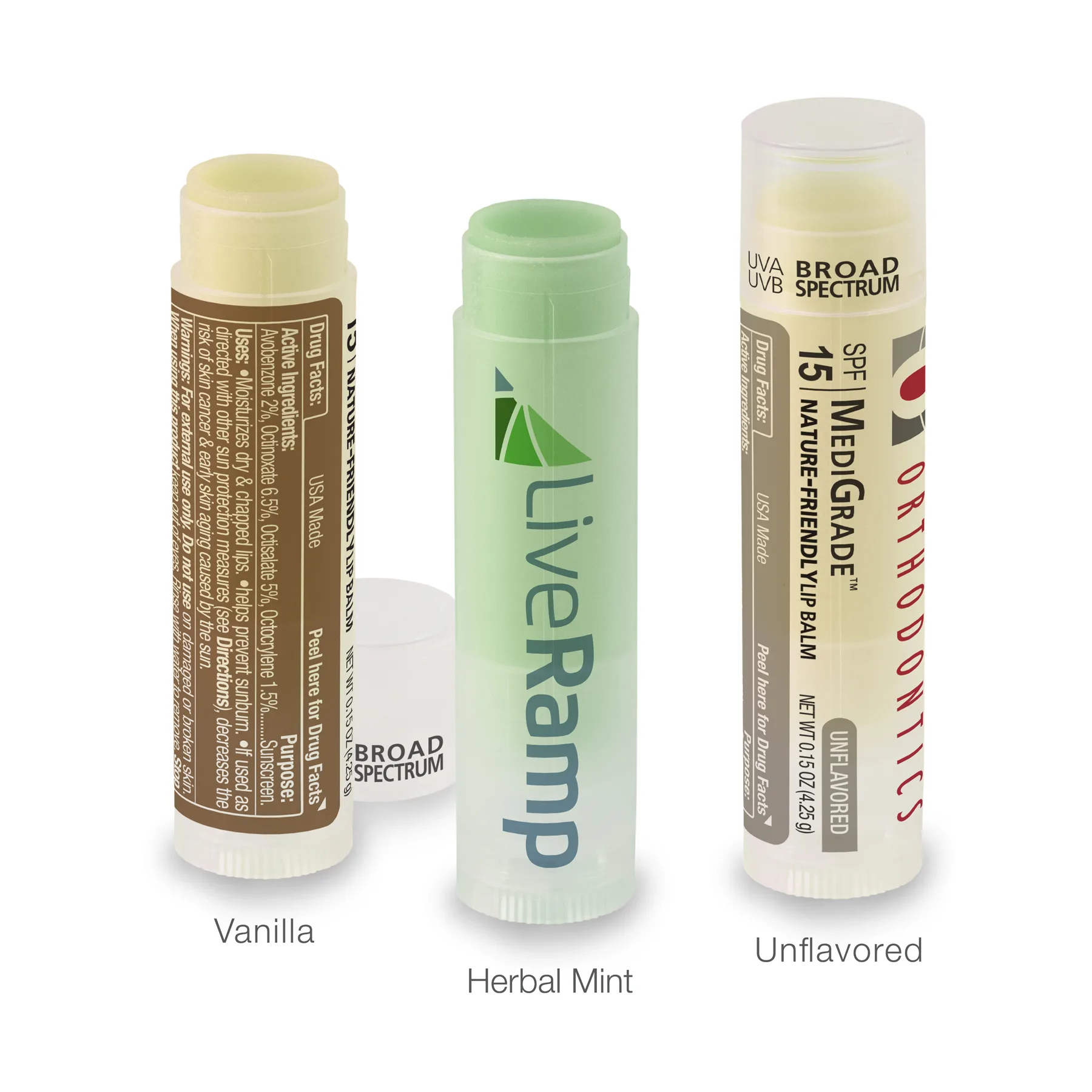 Clear Stick MediGrade Lip Balm, Petroleum-Free, SPF 15