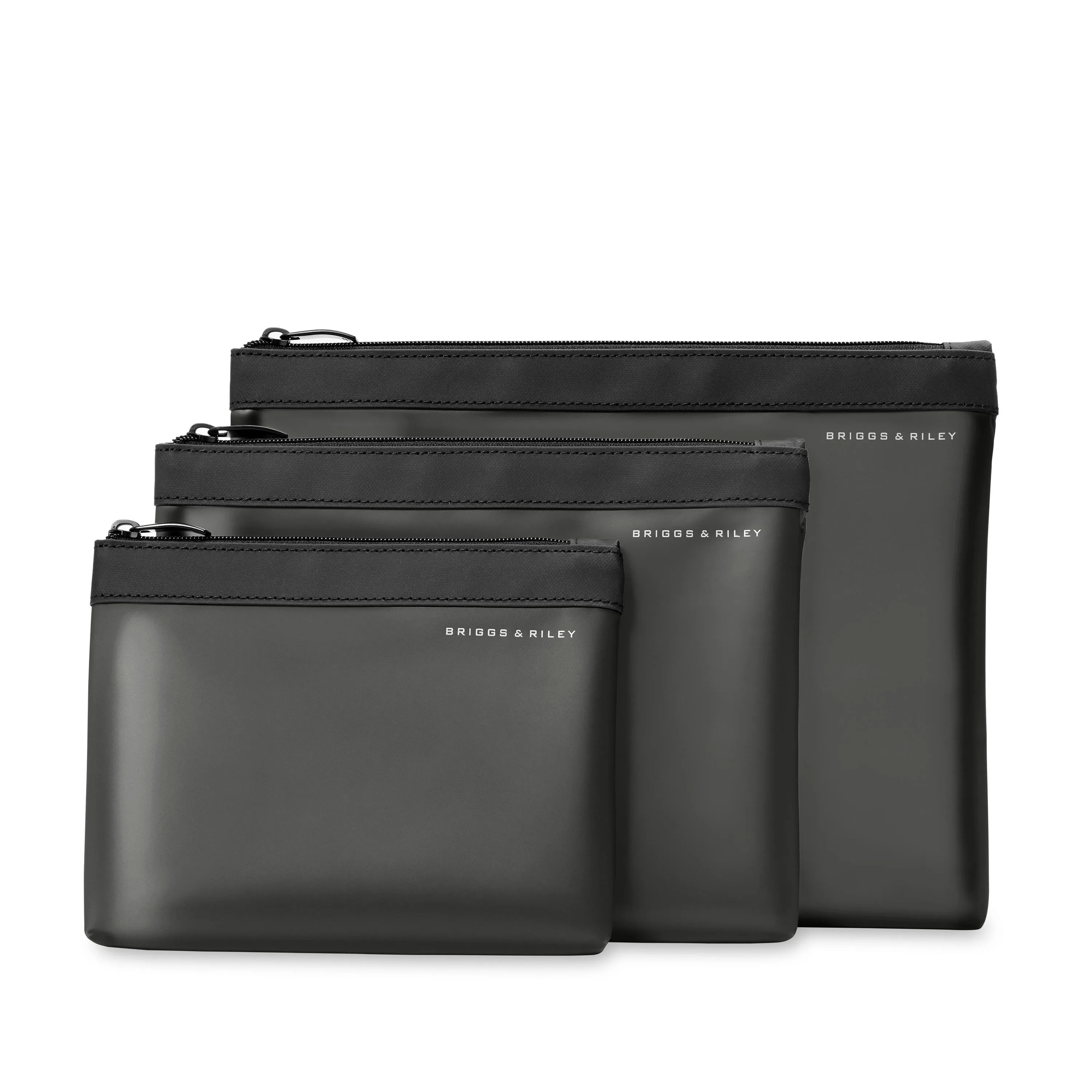 Briggs & Riley Translucent Pouch Set - Black