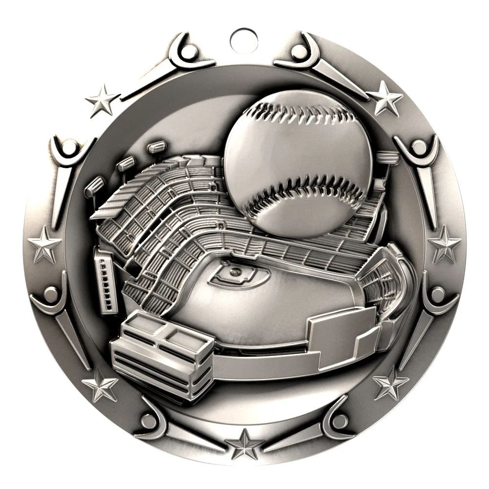 Antique Baseball World Class Medallion (3") view 4