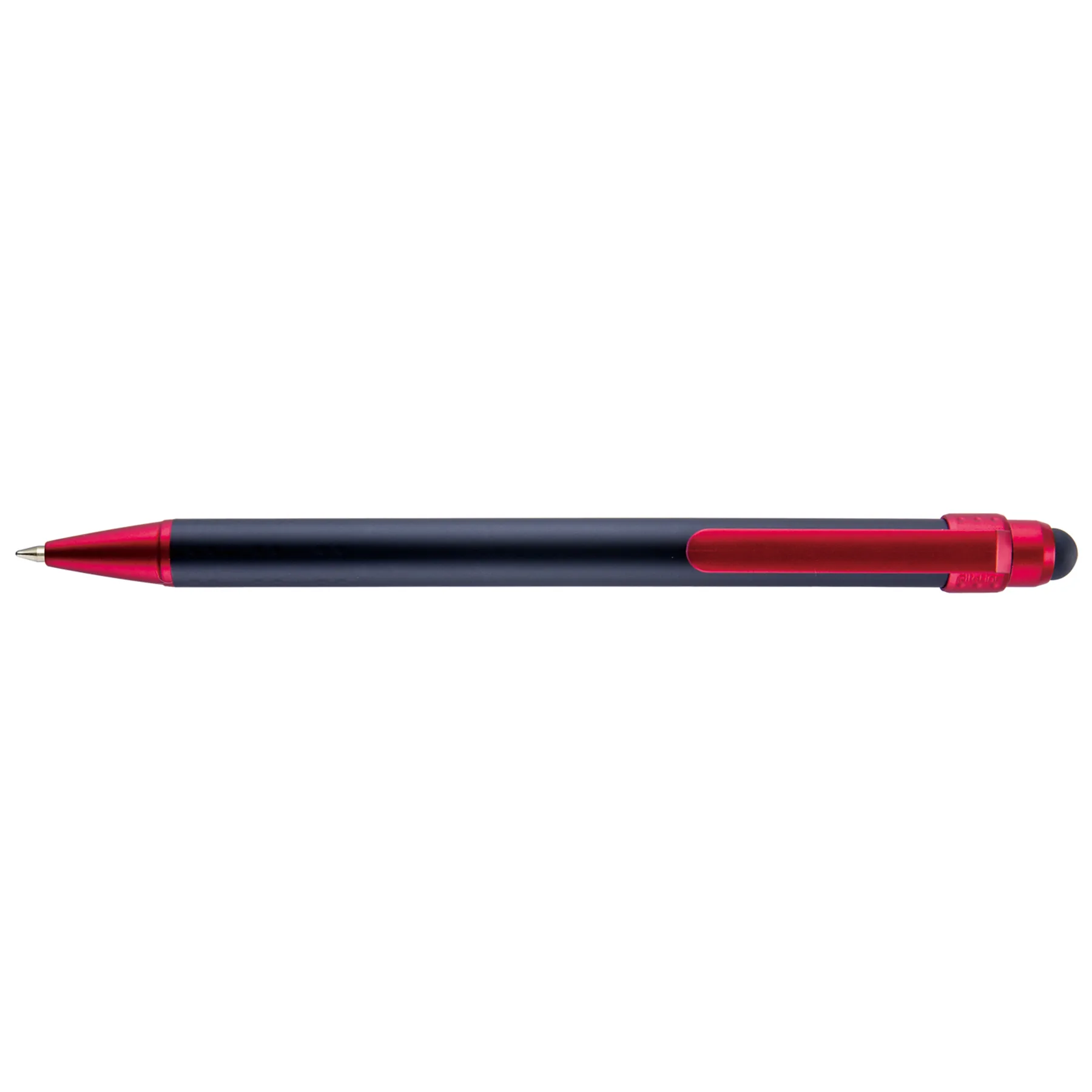 Black/Red Blank Front View