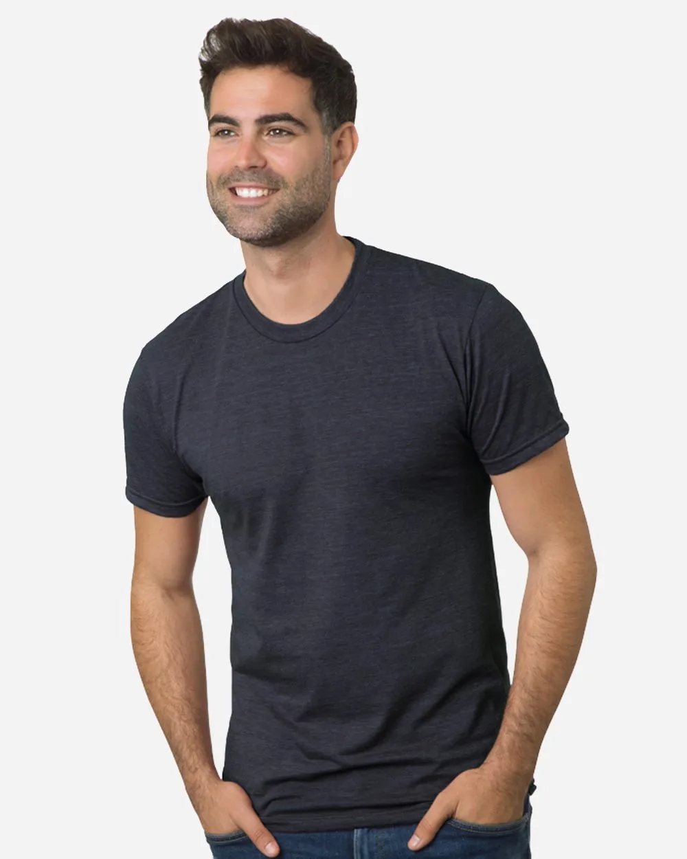 Bayside® Unisex USA Made Tri-Blend T-Shirt view 2