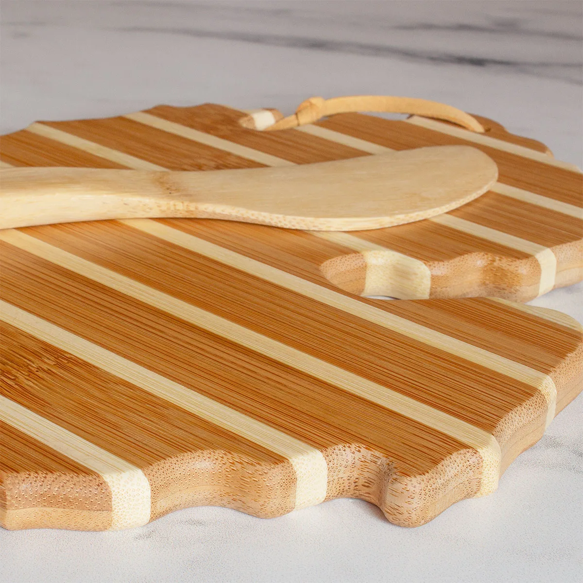 Michigan Charcuterie Board with Spreader Knife Gift Set view 5