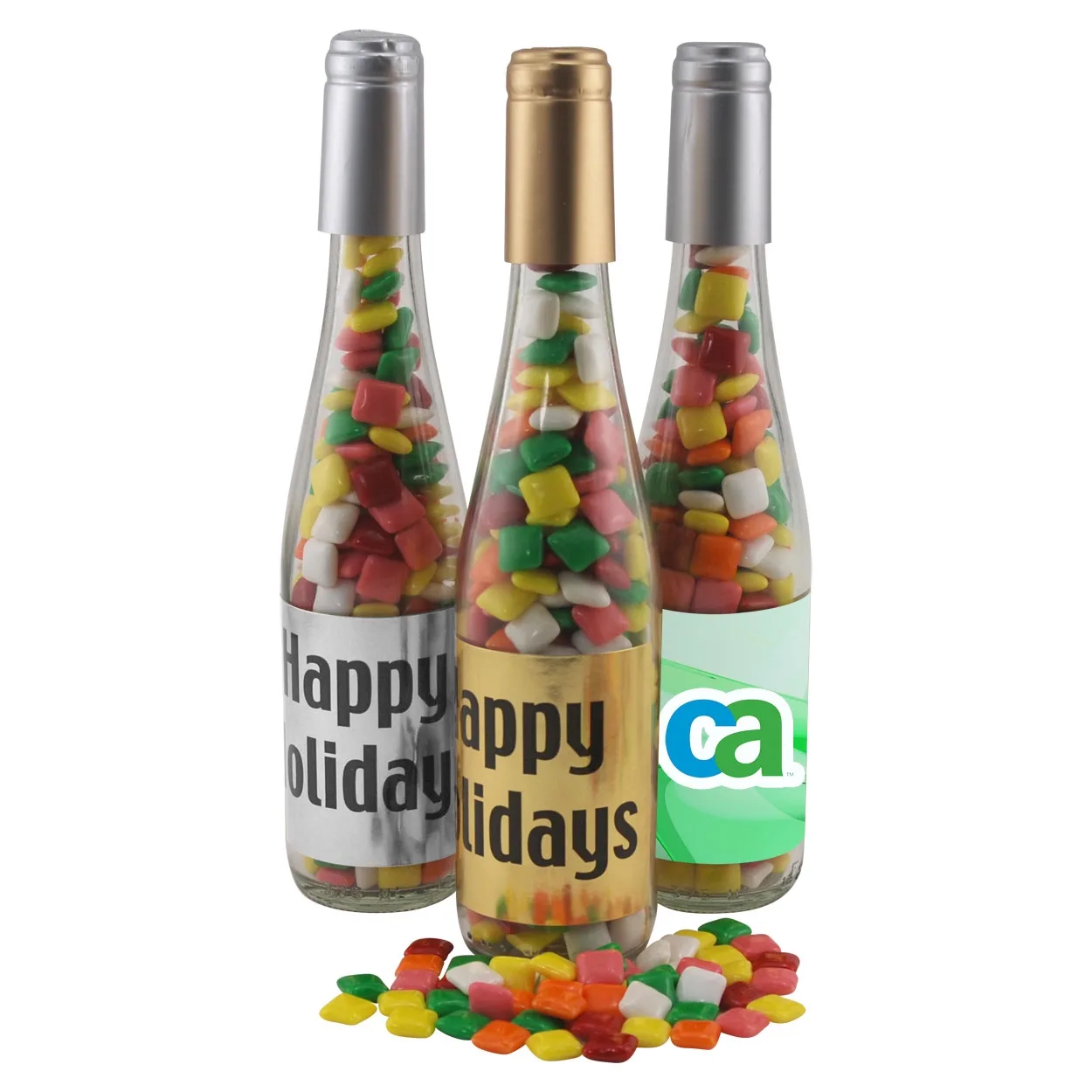 Champagne Bottle w/ Mini Chicklets