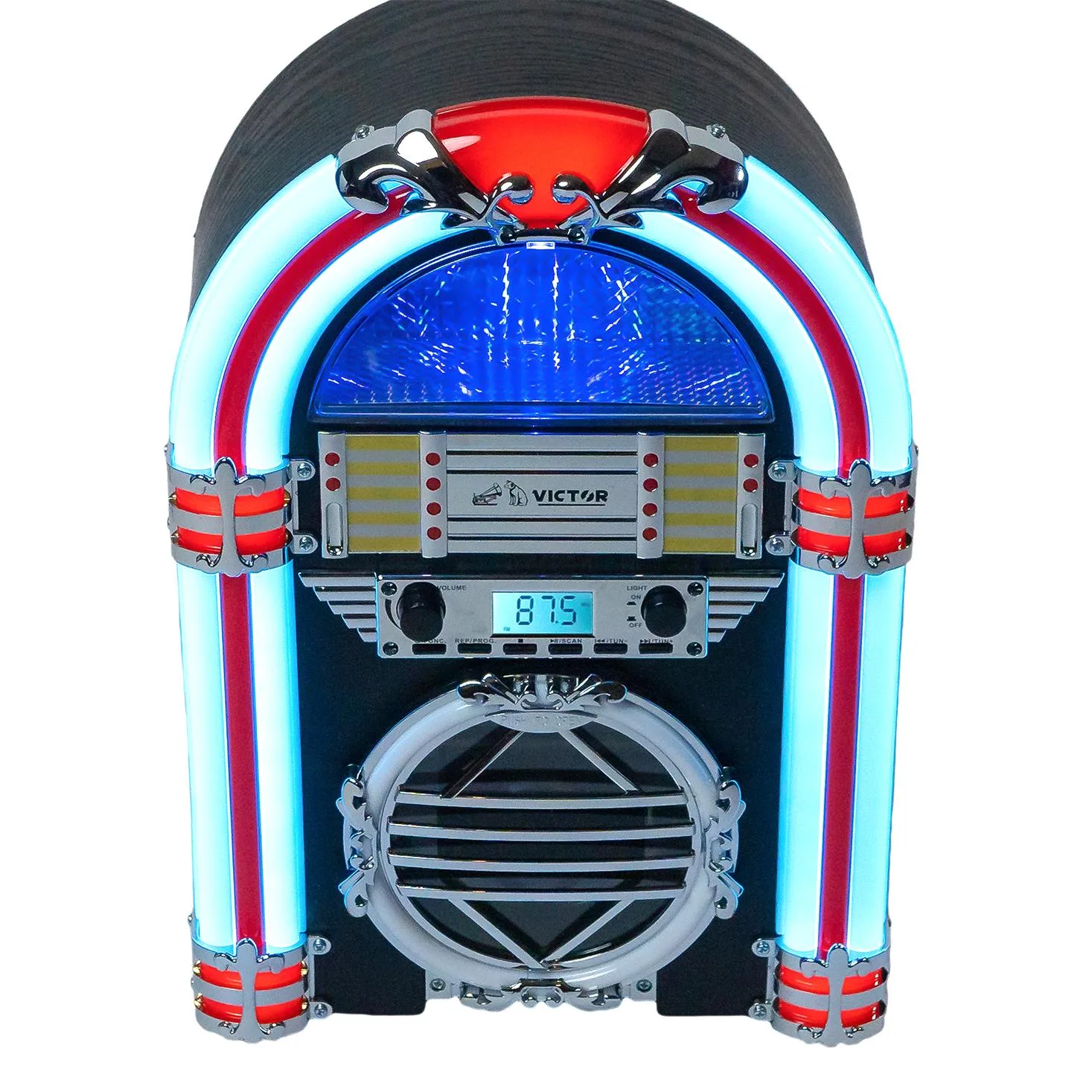 Naxa-Emerson-Victor Broadway Desktop Bluetooth Jukebox