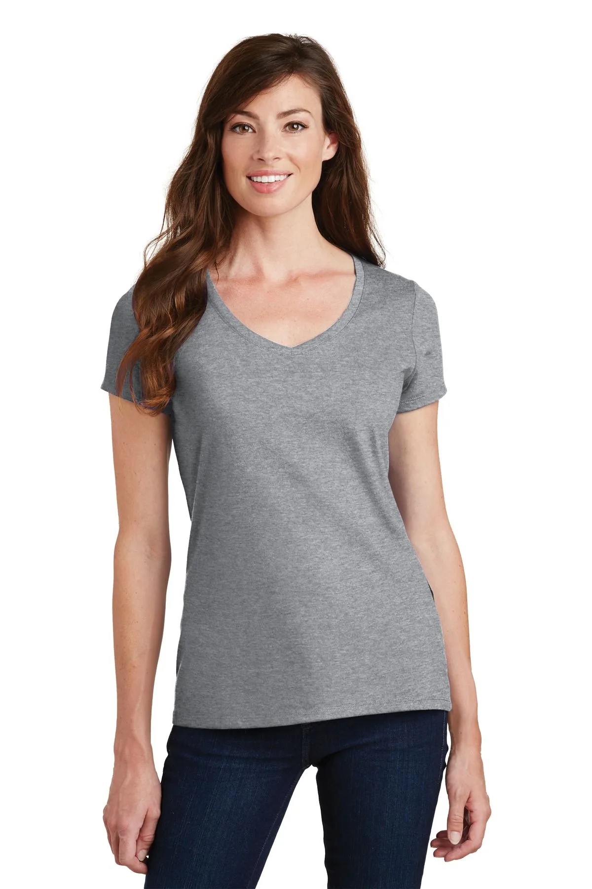 Port & Co™ Women's Fan Favorite V-Neck Tee.