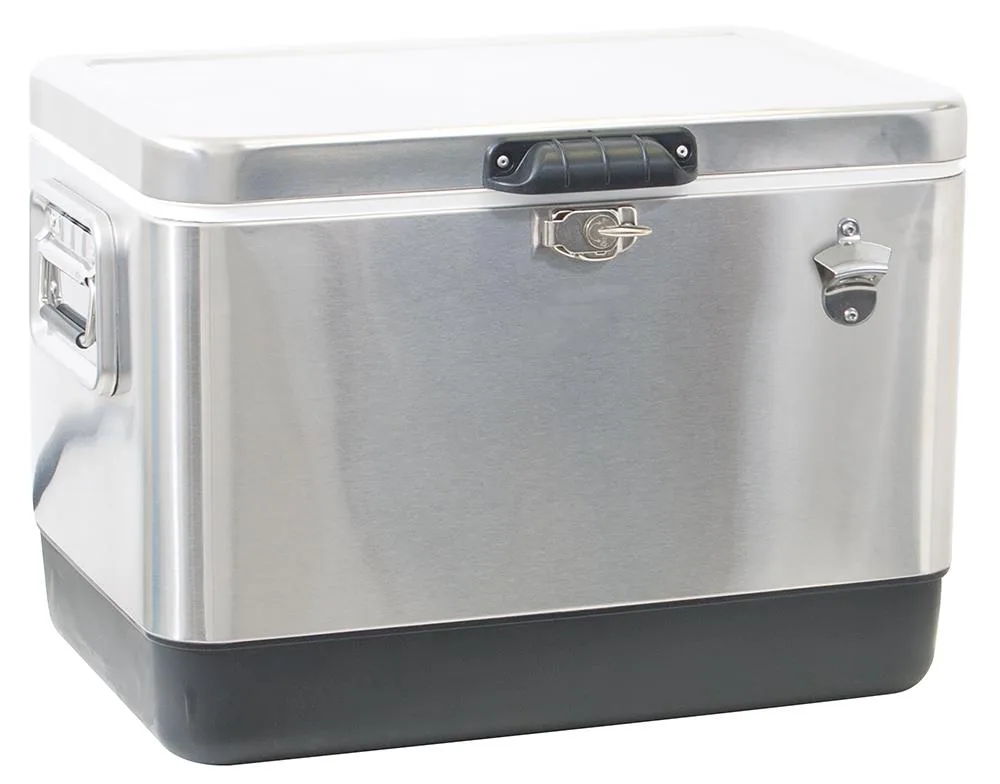 Rio Portable Stainless Cooler Size 54Qt