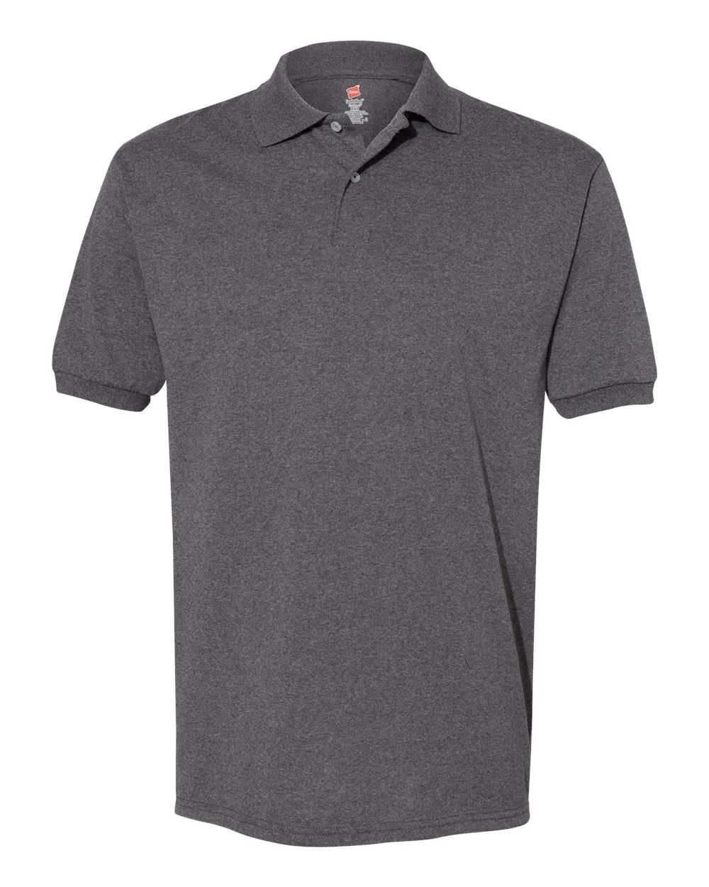 Hanes® Men's EcoSmart® Jersey Polo Shirt view 4