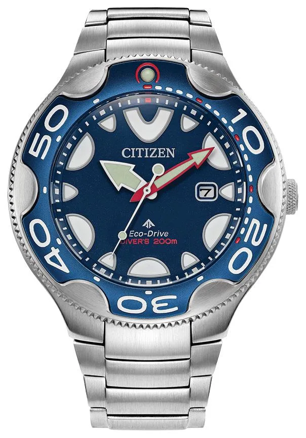Citizen Watch Men's Promaster Orca Stainless Steel Bracelet Watch, Blue Dial