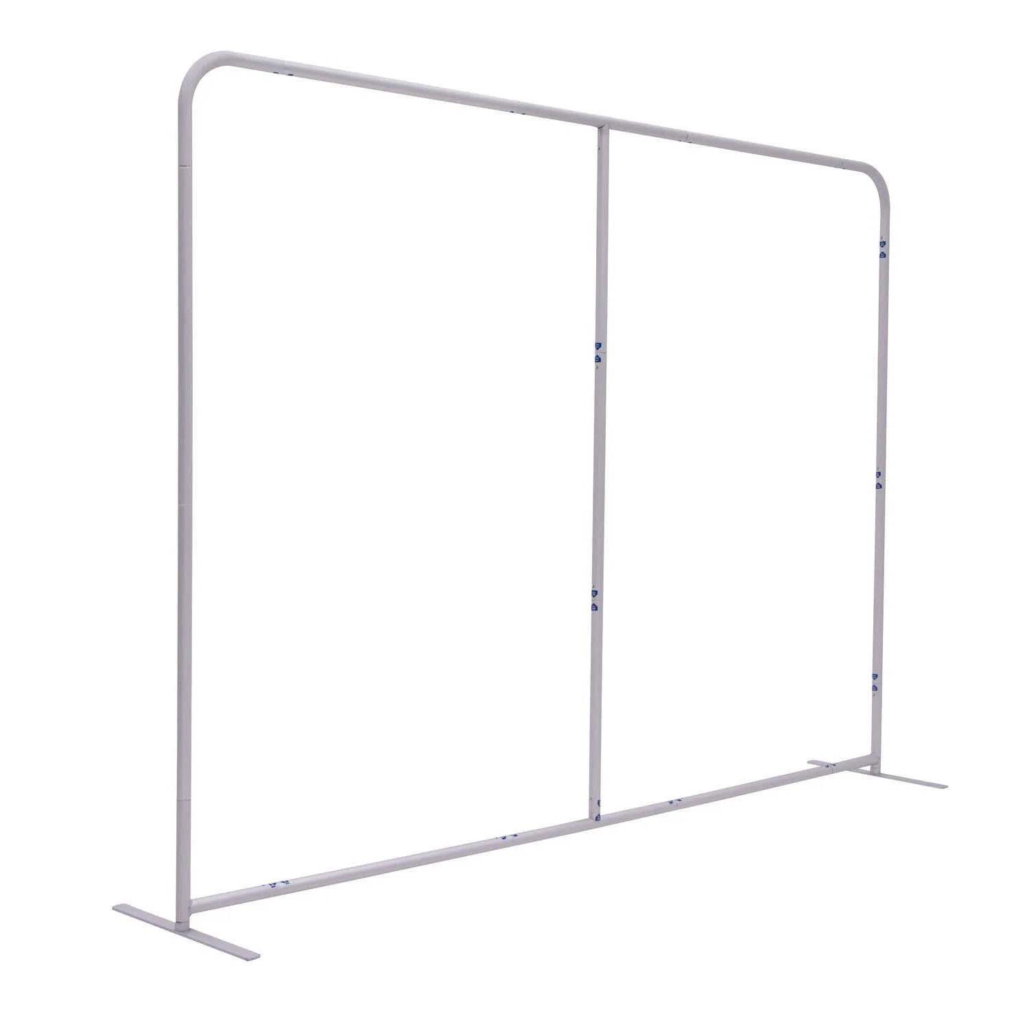 8'W x 72"H EuroFit Straight Wall Hardware