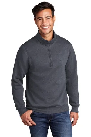 Port & Co™ Core Fleece 1/4-Zip Pullover Sweatshirt view 5