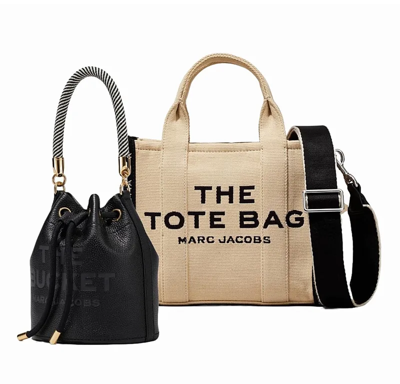 Marc Jacobs Small Tote/Leather Bucket Duo