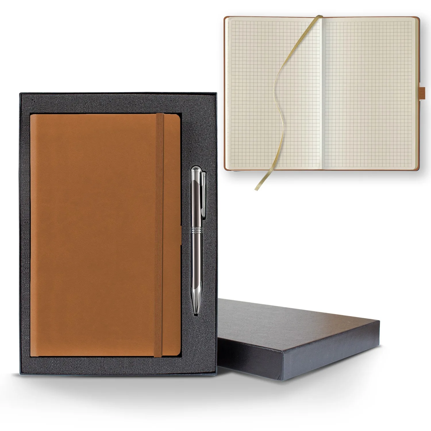 Castelli Tucson Medio Graph Ivory Page Journal Gift Set view 5