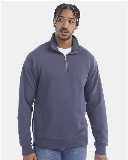 Hanes® ComfortWash™ Unisex Garment-Dyed Quarter-Zip Sweatshirt
