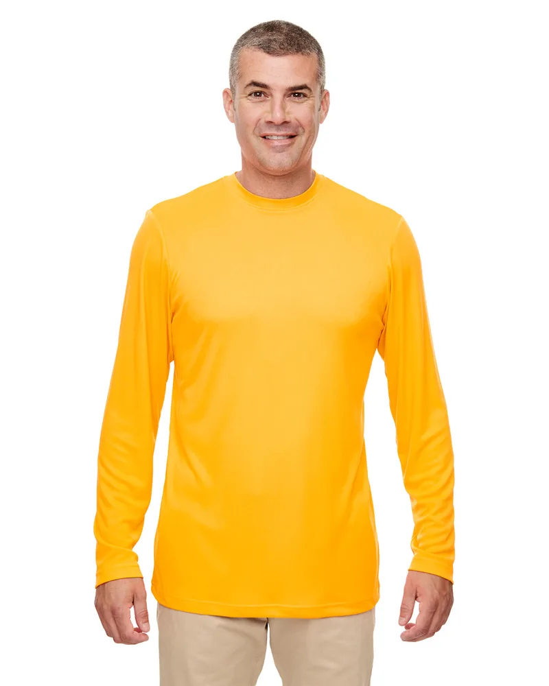 ULTRACLUB Men's Cool & Dry Performance Long-Sleeve Top view 7