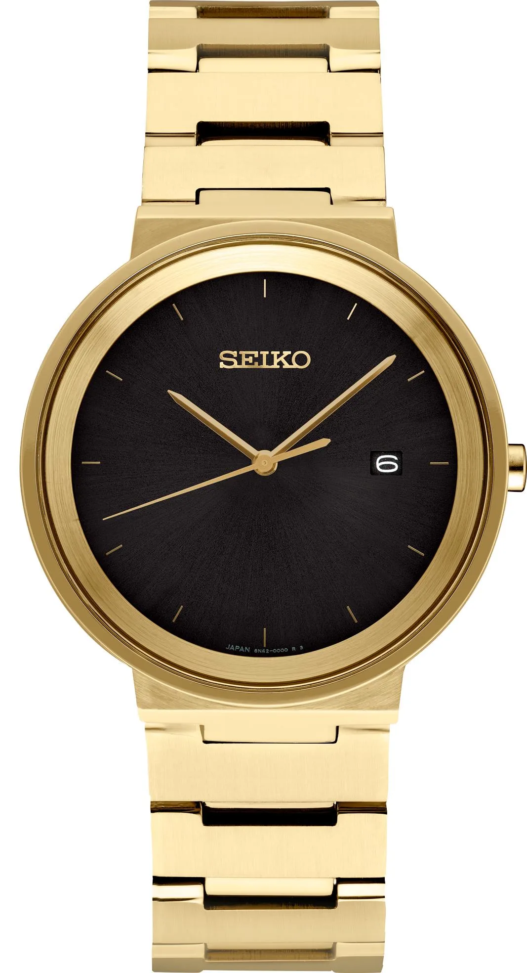 Seiko Watch Mens Essential Contemporary Black