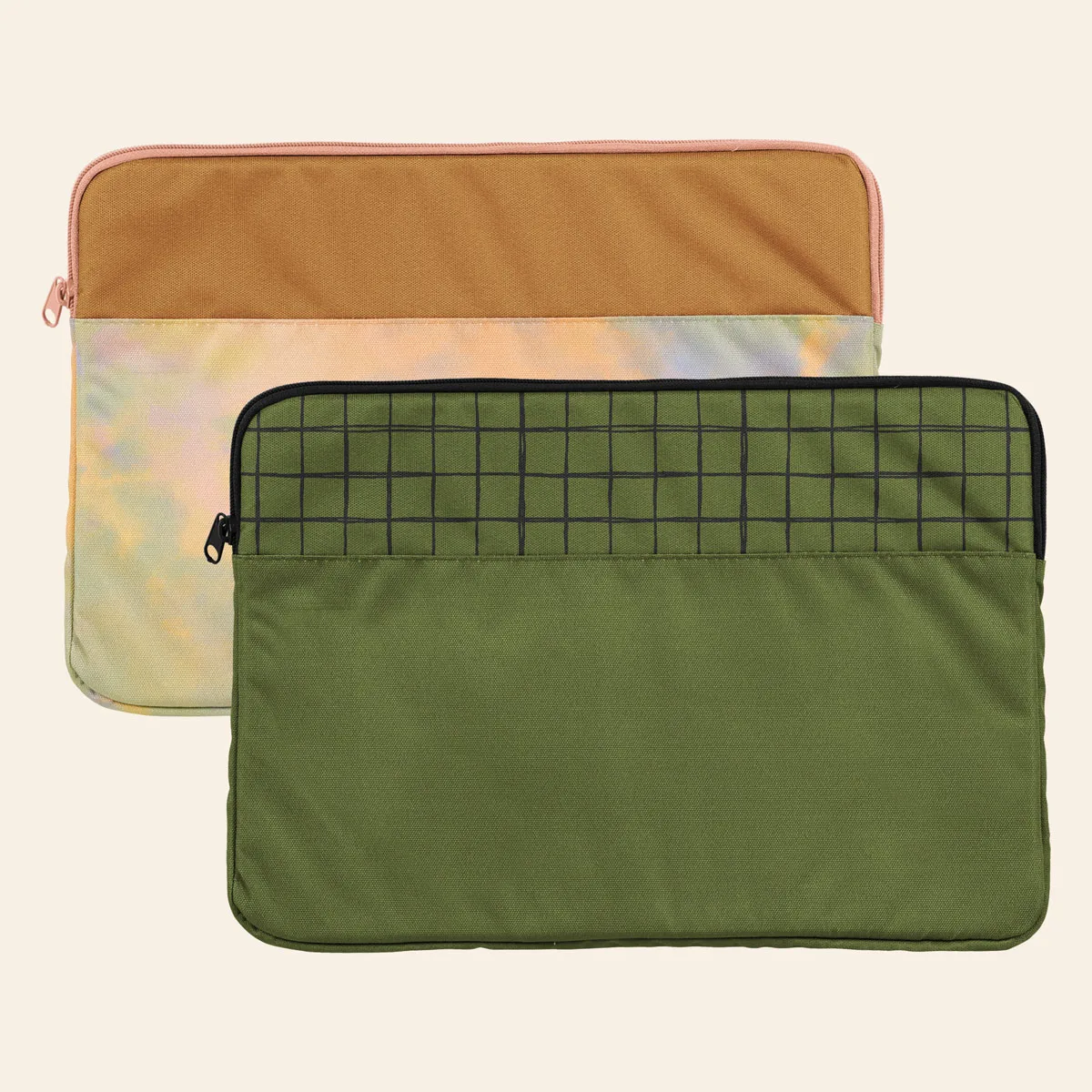 15" Portrait Laptop Sleeve (1000D RPET)- 4CP view 2