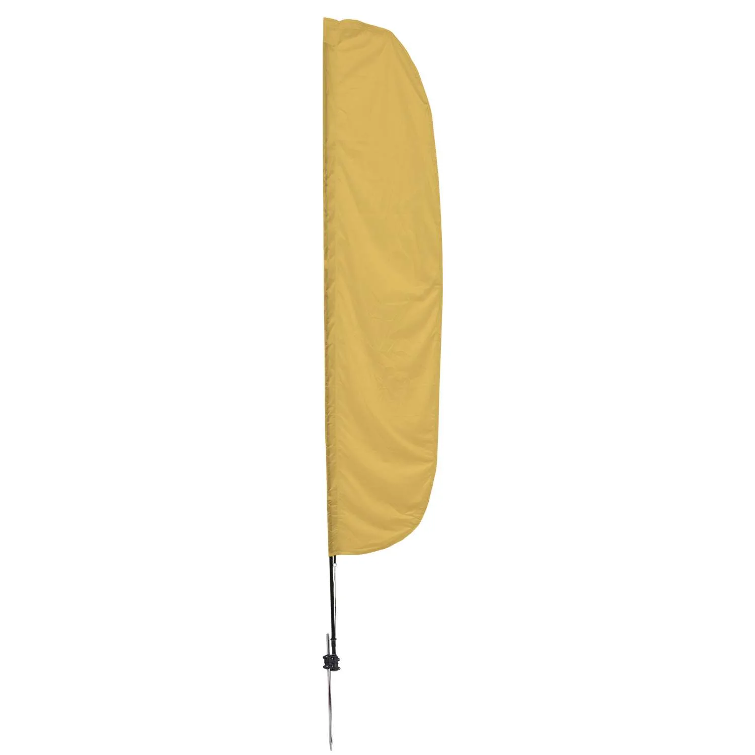 15' Solid-Color Stadium Flutter Flag Kit Single-Sided