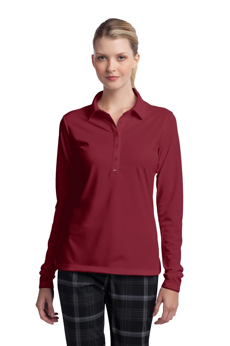 Nike Women's Long Sleeve Dri-FIT Stretch Tech Polo. view 3