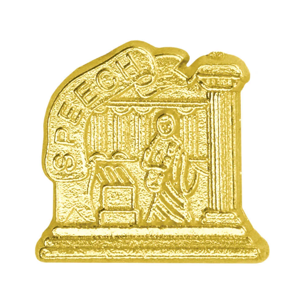 Speech Chenille Pin