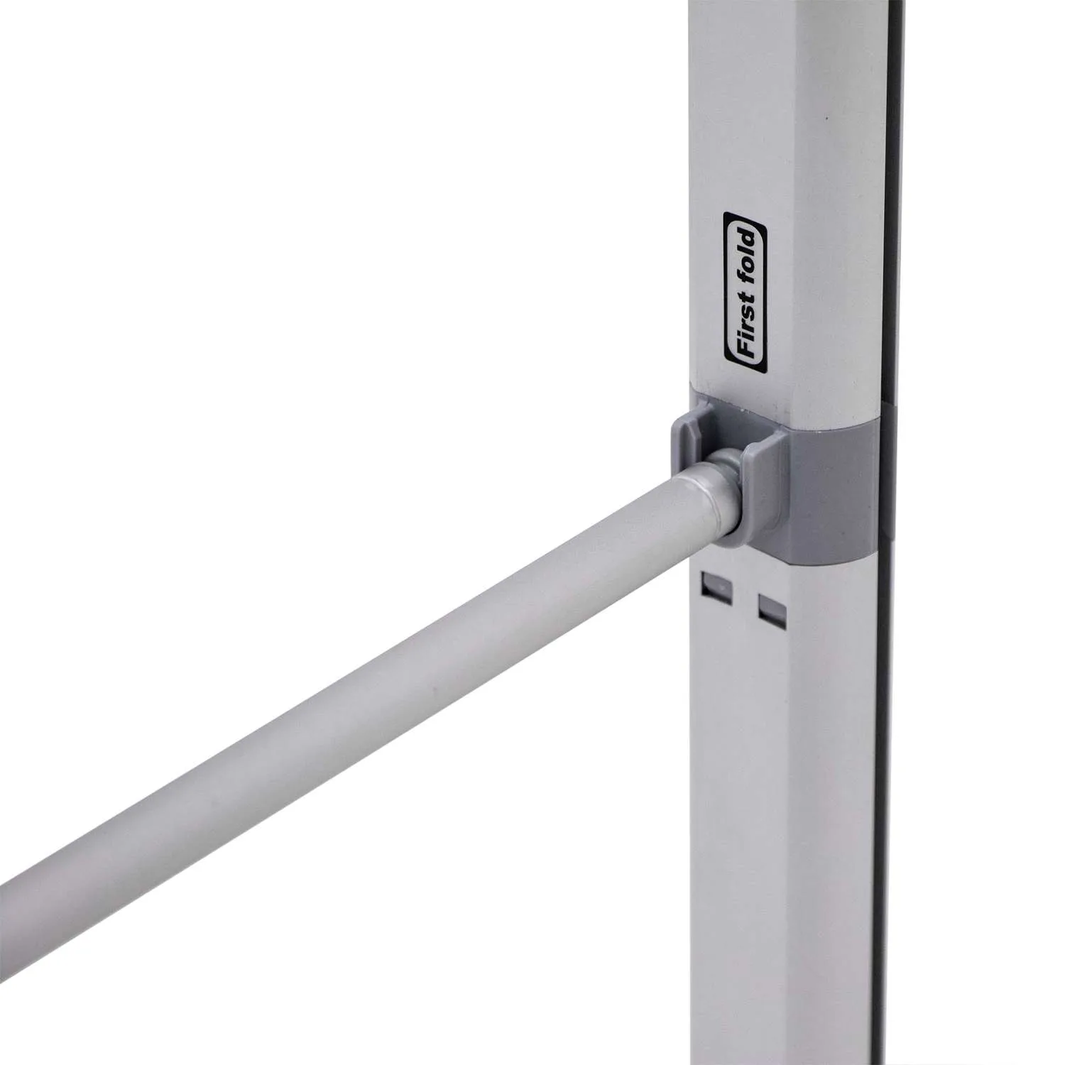 Journey SEG Half Wall Hardware With 90 Degree Connectors view 4