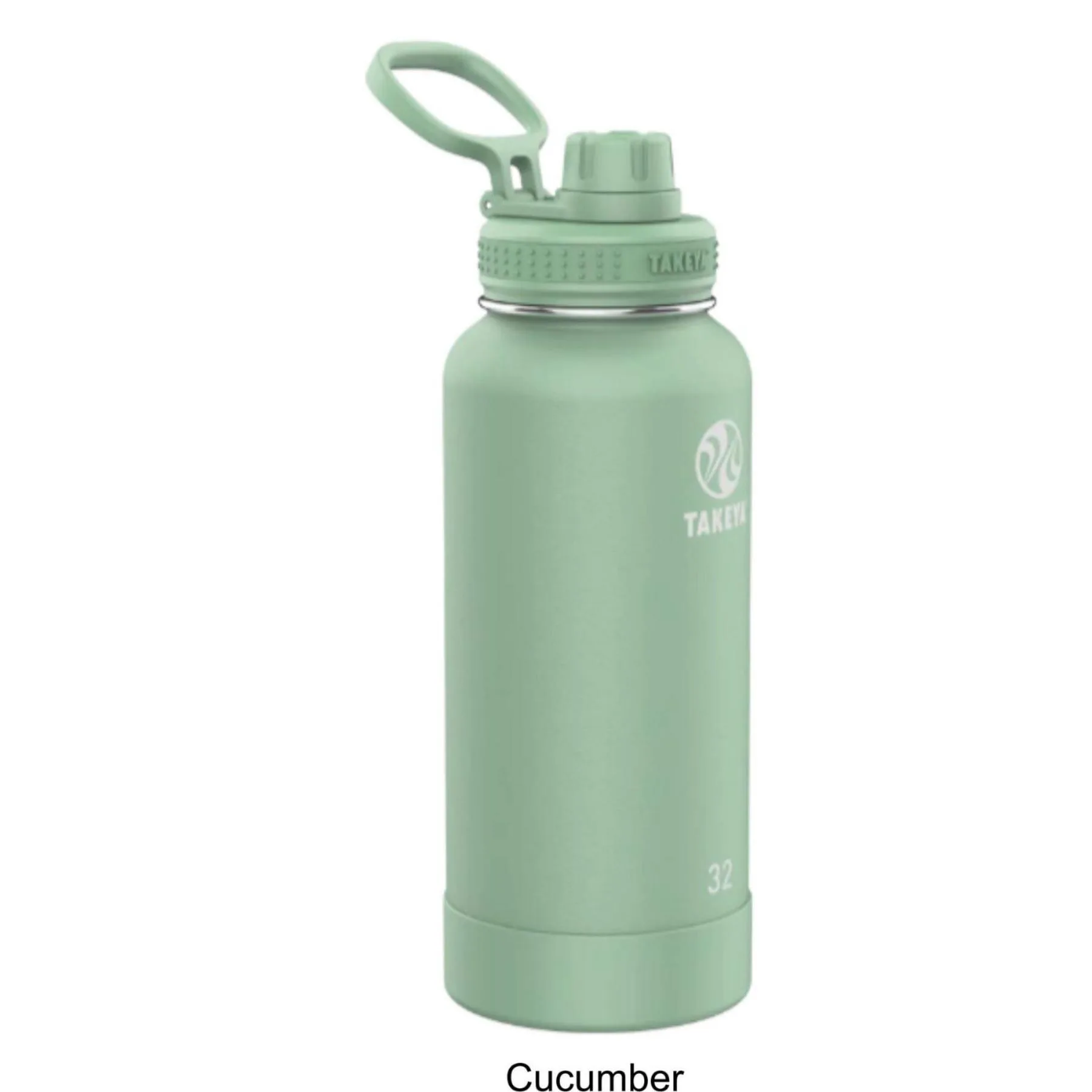 32 oz Takeya® Stainless Steel Insulated Active Water Bottle w/ Spout Lid view 4