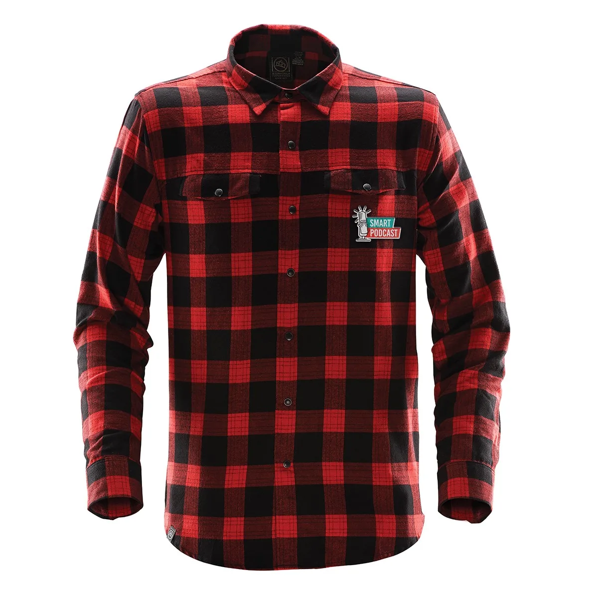 SFX1 BLACK REDPLAID Embroidery