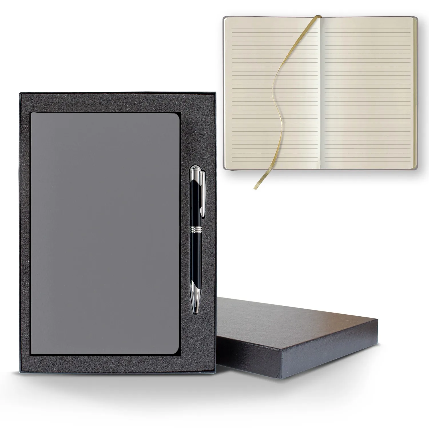 Castelli Matra Slim Medio Lined Ivory Page Journal Gift Set view 3