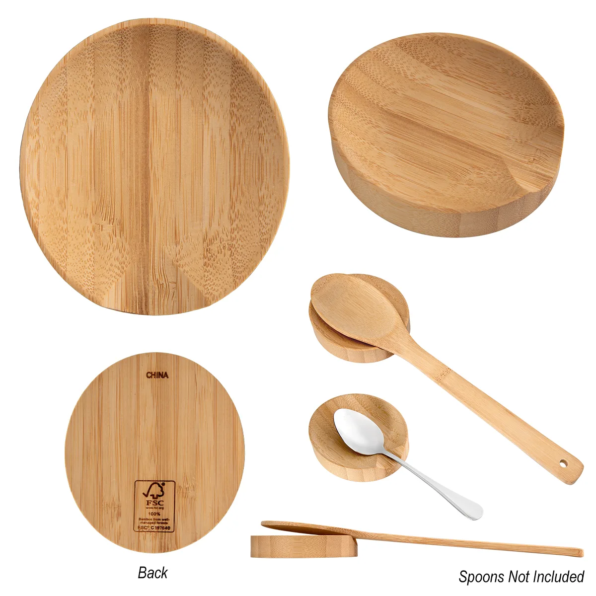 Bamboo Spoon Rest view 3
