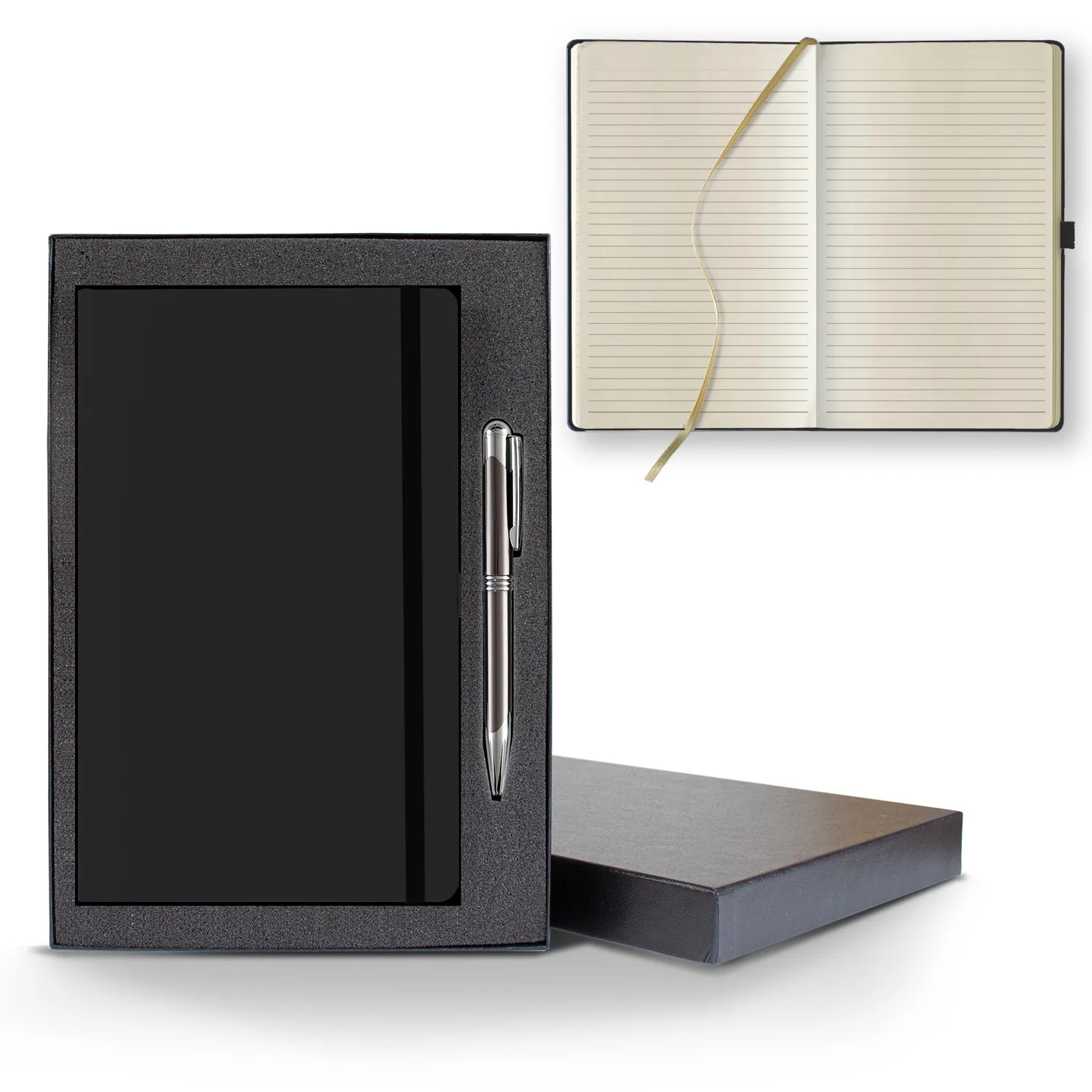 Castelli Matra Medio Lined Ivory Page Journal Gift Set view 2