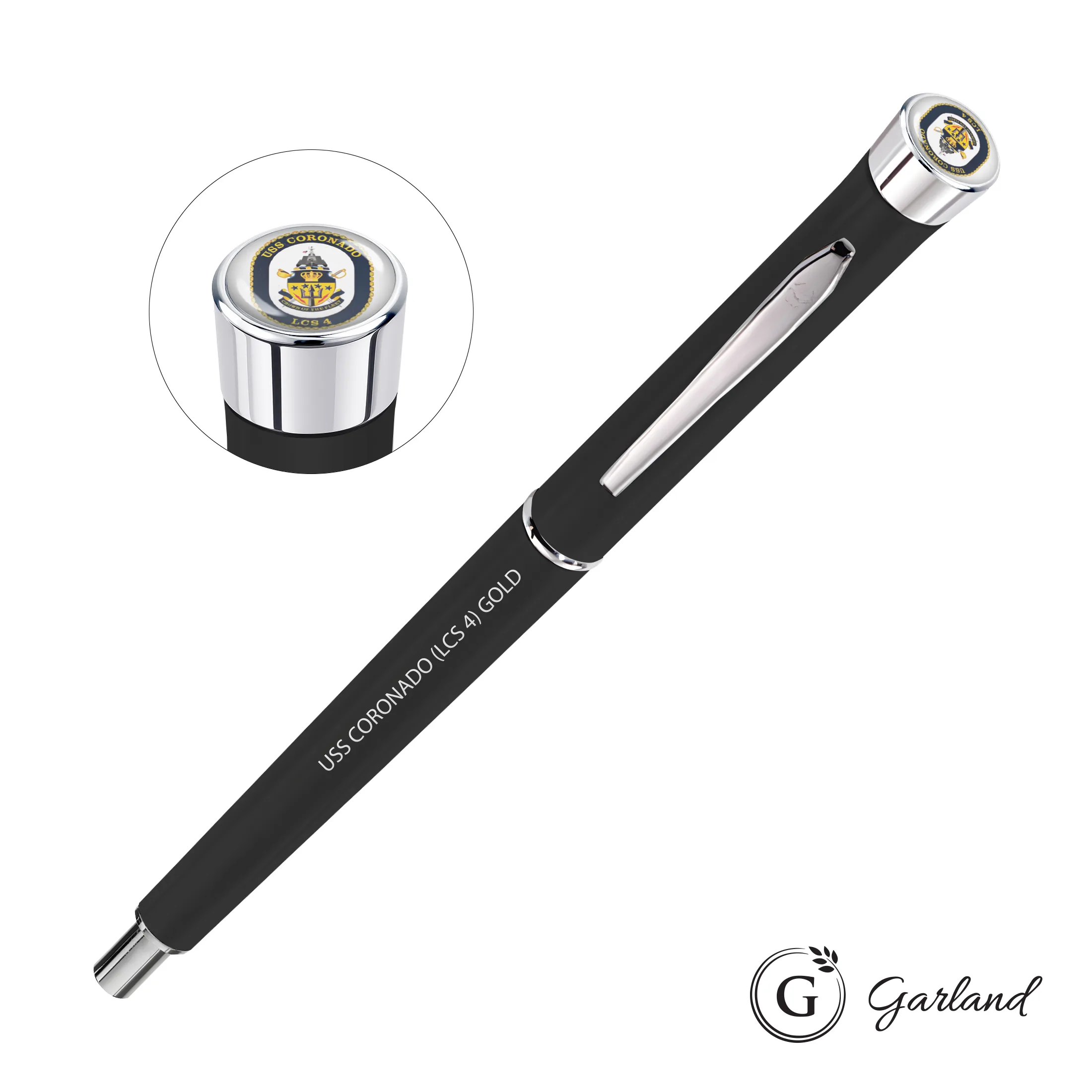 Custom, Mechanical Pencil, Chrome, Matte Black / Chrome