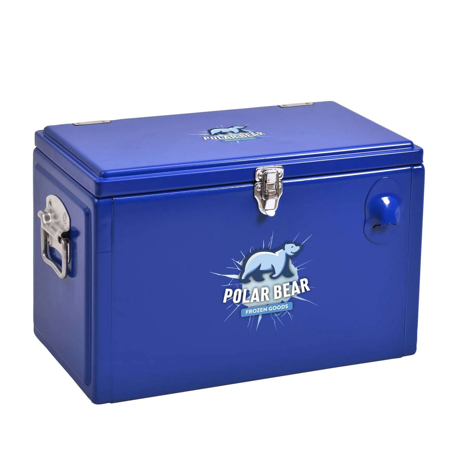 Metal Tool Box Cooler, Front & Top Imprint