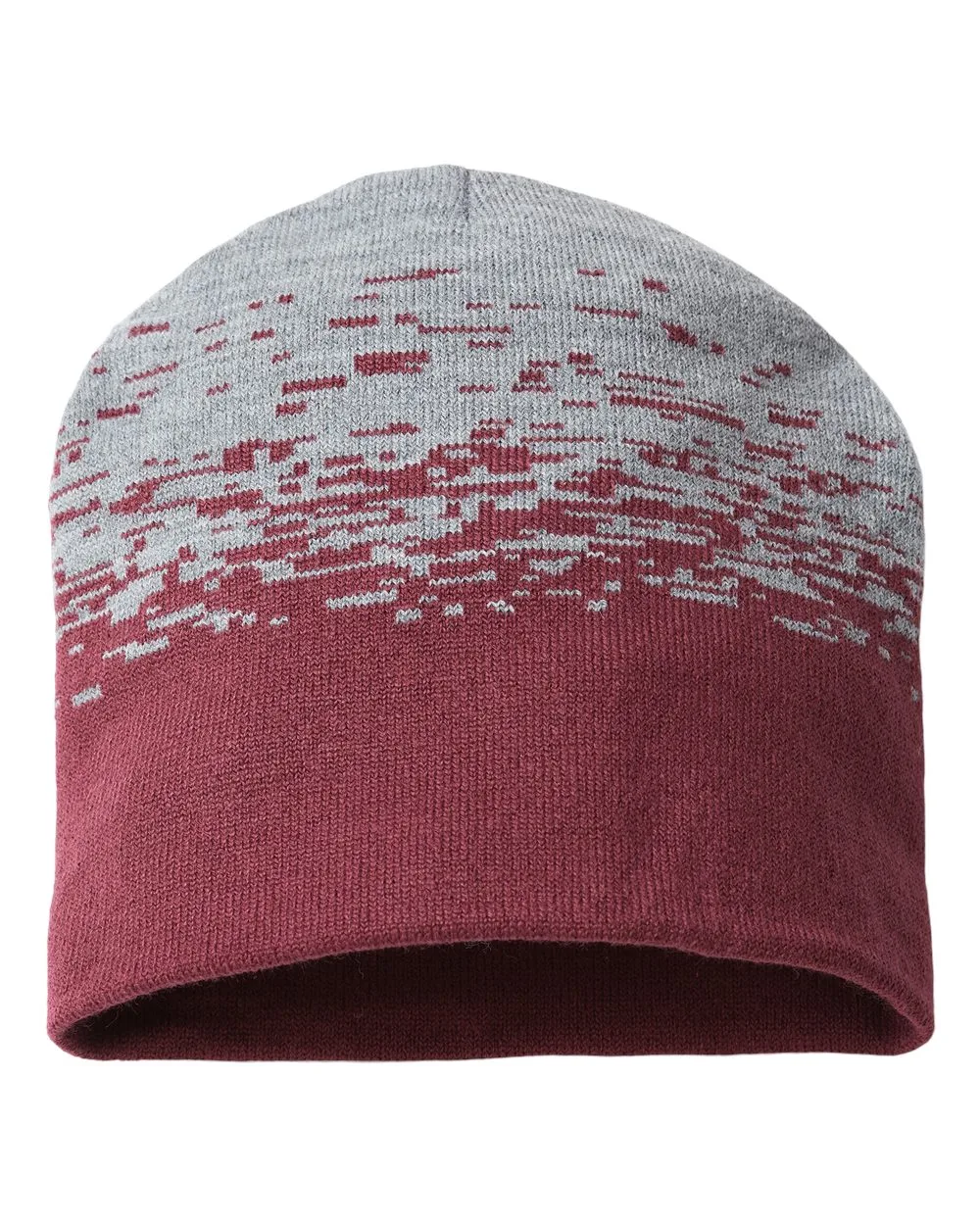 Maroon Red/Heather Gray