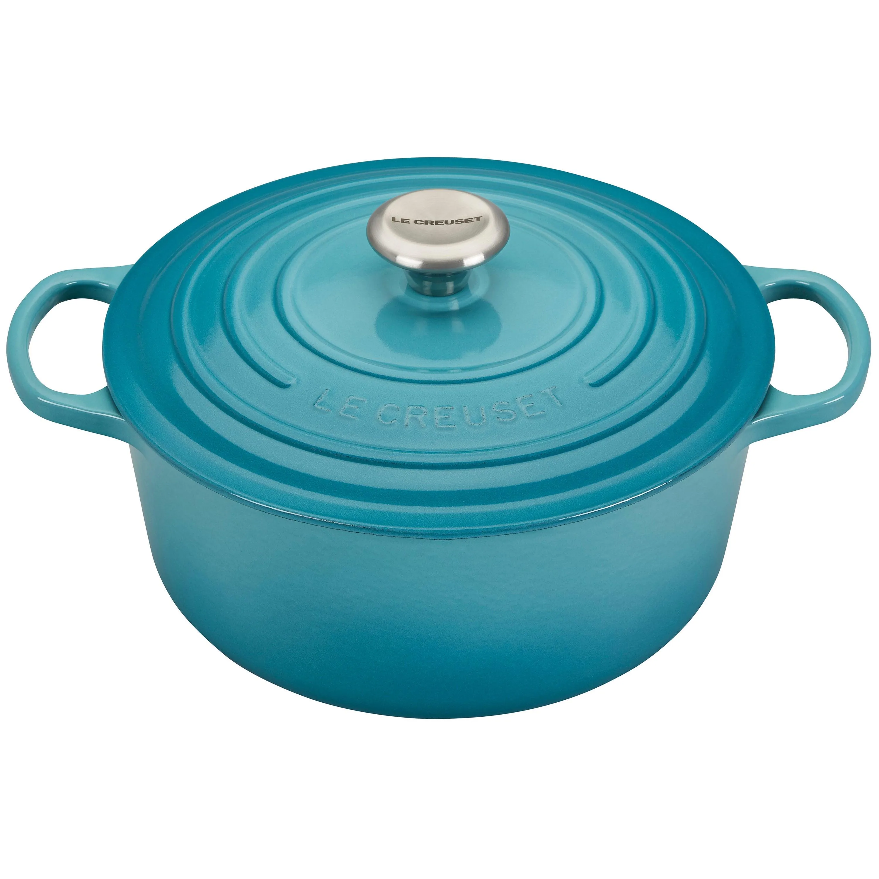 Le Creuset 5.5Qt Signature Cast Iron Round Dutch Oven Carribean